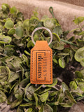 Faux Leather Keychain