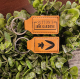 Faux Leather Keychain