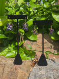 Bloom Earrings Purple