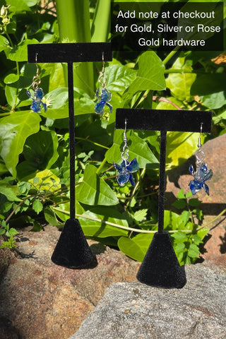 Bloom Earrings Blue