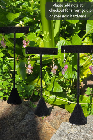 Bloom Earrings Pink