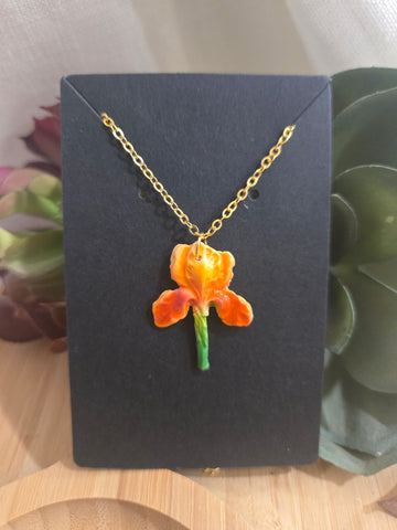 Iris Petal Drop Necklace Bottle Rocket