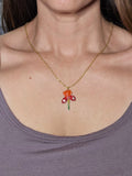 Iris Petal Drop Necklace Bottle Rocket