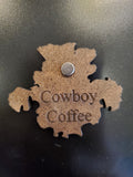Cowboy Coffee Mini Magnet